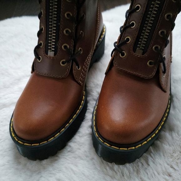 COPY - Dr Martens Karmilla Butterscotch Orleans Lugged Platform Boot - Picture 4 of 12